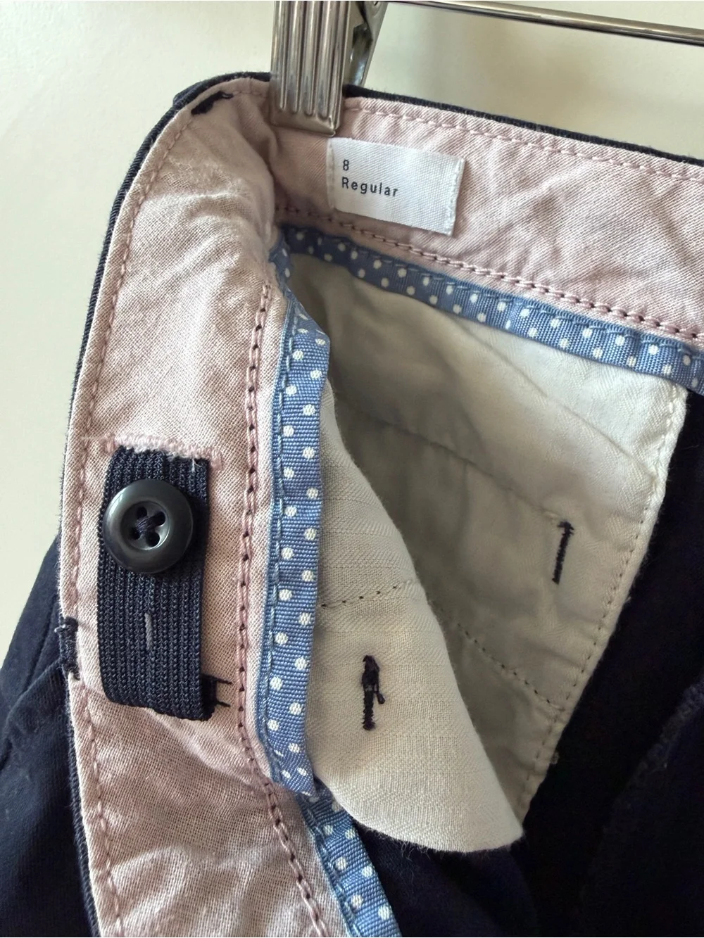 GAP Kids Navy Unisex Chino Shorts